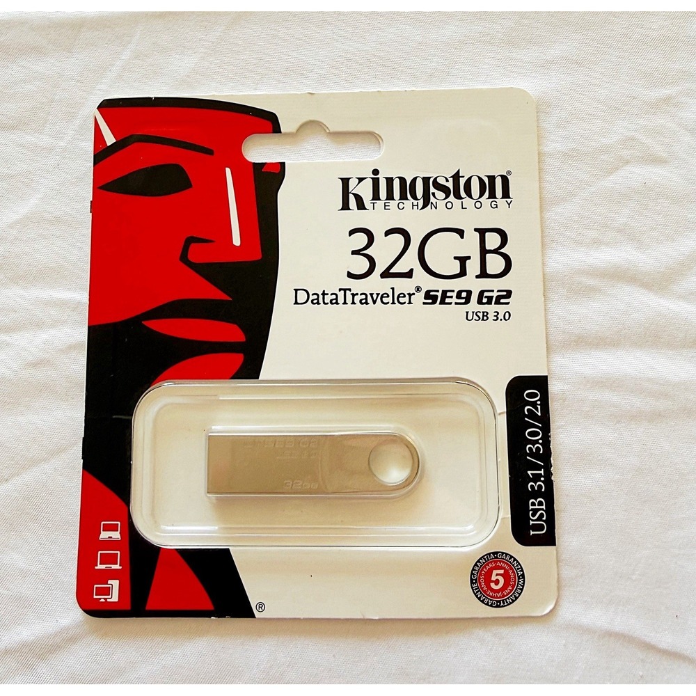 Kingston Data Traveler SE9 G2 32GB USB 3.1/3.0/2.0 Flash Drive